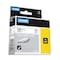Dymo Rhino Heat Shrink Tubes Industrial Label Tape, 0.25" x 5 ft, White/Black Print DYM18051 - alternate 1